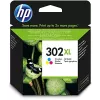 HP 302XL lielas ietilpības trīskrāsu oriģinālā tintes kasetne