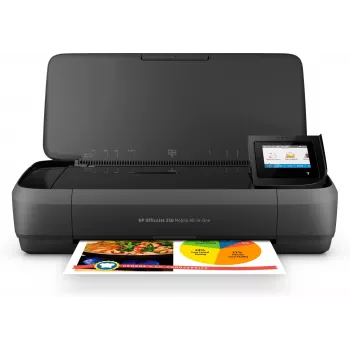 HP Officejet 250 Mobile All-in-One MFP krāsu tintes printeris A4 8 kopijas/min 10 lapas/min 50 lapas USB Wi-Fi