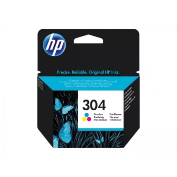 HP 304 trīskrāsu oriģinālā tintes kasetne