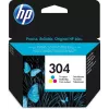 HP 304 trīskrāsu oriģinālā tintes kasetne
