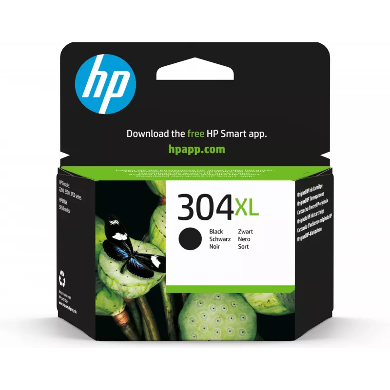 HP 304XL melnā tintes kasetne