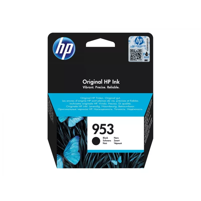 HP 953 melna oriģināla tintes kasetne