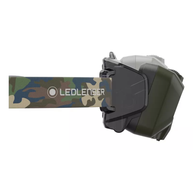 Ledlenser HF8R Core RGB Camouflage - galvas lukturītis LED, zaļš