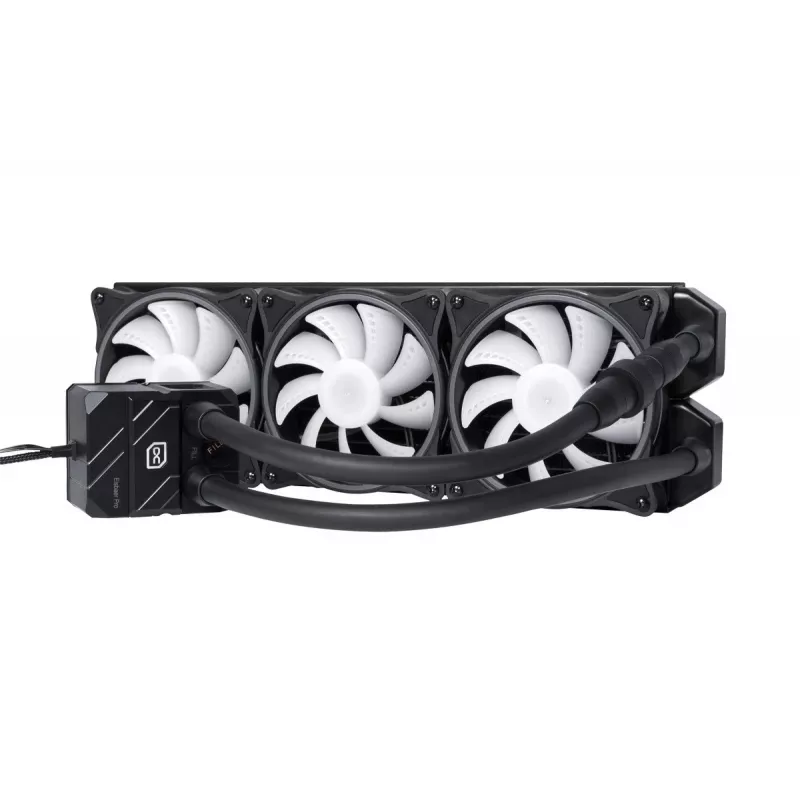 Alphacool Eisbaer Pro Aurora 360 procesora universāls šķidruma dzesētājs 12 cm melns, balts 1 gab.