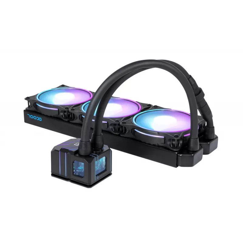 Alphacool Eisbaer Pro Aurora 360 procesora universāls šķidruma dzesētājs 12 cm melns, balts 1 gab.