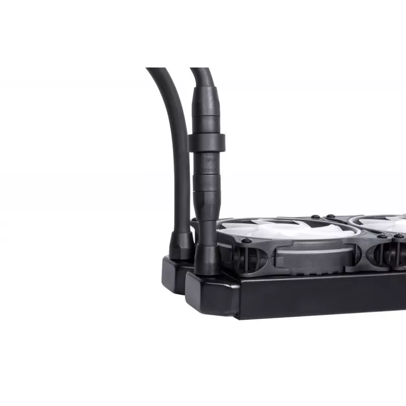 Alphacool Eisbaer Pro Aurora 360 procesora universāls šķidruma dzesētājs 12 cm melns, balts 1 gab.
