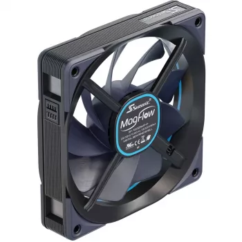 MagFlow 1225 PWM (1-Fan Kit) 120.4 x 124.2 x 26.6mm / Fluid Dynamic Bearing / 63.33 CFM / 33.78 dBa / 2200 rpm / Magnētiskie kabeļi vienkāršai uzstādīšanai (MAGFLOW-1)