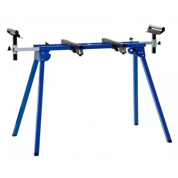 Mitre saw stand Scheppach UMF1550, metal 4-leg stand, max capacity 150 kg, max length 194.5 cm, size 950×540×810 mm, Melns