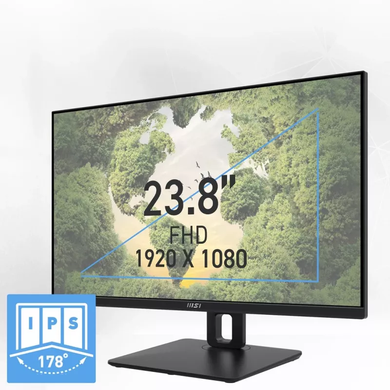 MSI Pro MP245PG 24 collu IPS FHD HDMI/DP pagriežams - plakans ekrāns - 61 cm