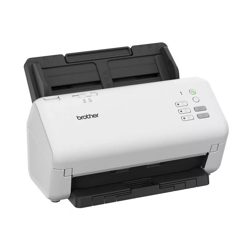 ADF skeneris Brother ADS-4300N — A4, 600 x 600 DPI, abpusējā druka, 80 lokšņu ADF, Dual CIS, LED (melns/baltas)