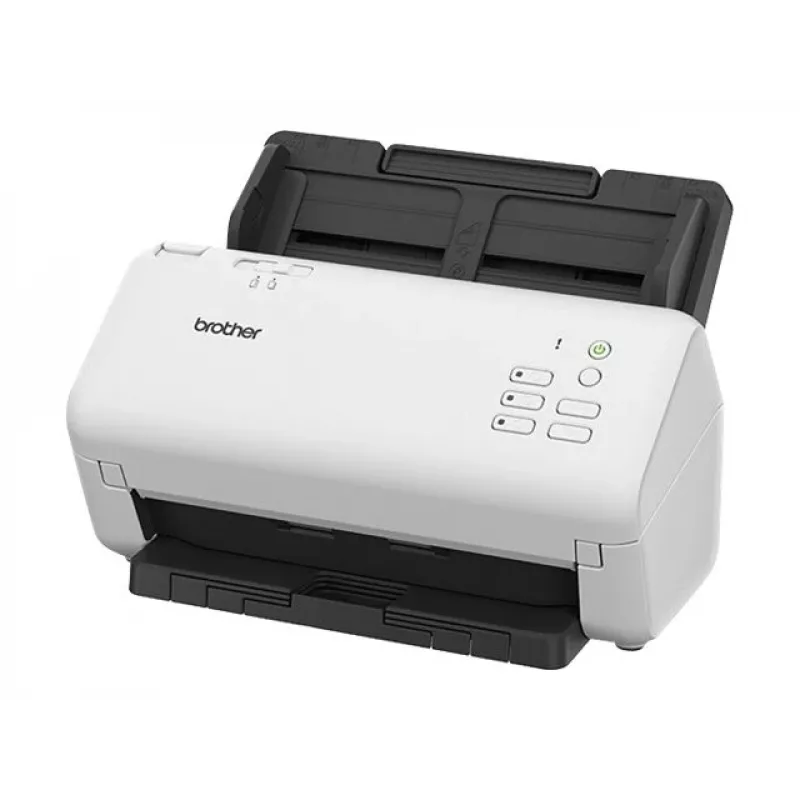 ADF skeneris Brother ADS-4300N — A4, 600 x 600 DPI, abpusējā druka, 80 lokšņu ADF, Dual CIS, LED (melns/baltas)