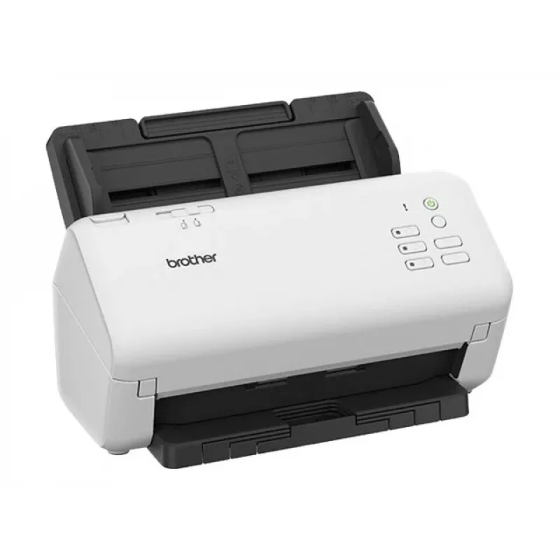 ADF skeneris Brother ADS-4300N — A4, 600 x 600 DPI, abpusējā druka, 80 lokšņu ADF, Dual CIS, LED (melns/baltas)