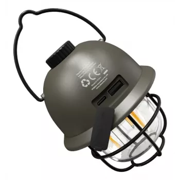 Ar USB darbināms kempinga lukturis Nitecore LR40 100 lm olīvzaļš