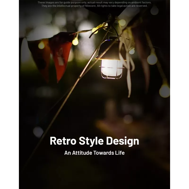 Ar USB darbināms kempinga lukturis Nitecore LR40 100 lm olīvzaļš