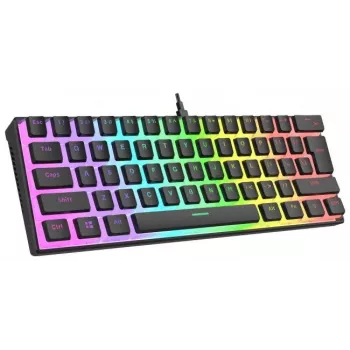 Vadu mehāniskā tastatūra - Rampage RADIANT K11 Black RGB