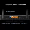 TP-Link Archer BE3600 bezvadu maršrutētājs 2.5 Gigabit Ethernet divjoslu (2.4 GHz / 5 GHz) melns
