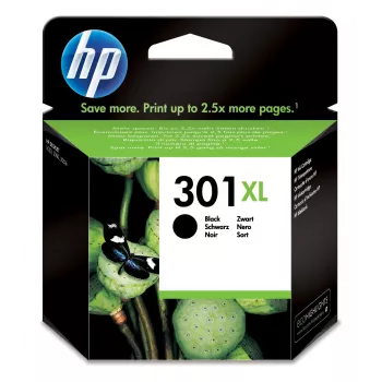 HP 301XL High Yield Melns Oriģināls tintes kasetne