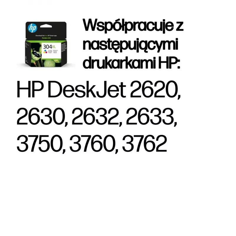 HP 304XL Tri-color oriģinālā tintes kasetne