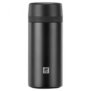 Vakuuma termoss ZWILLING THERMO 0,42 L, nerūsējošais tērauds, melns, karsts 7 h / auksts 10 h