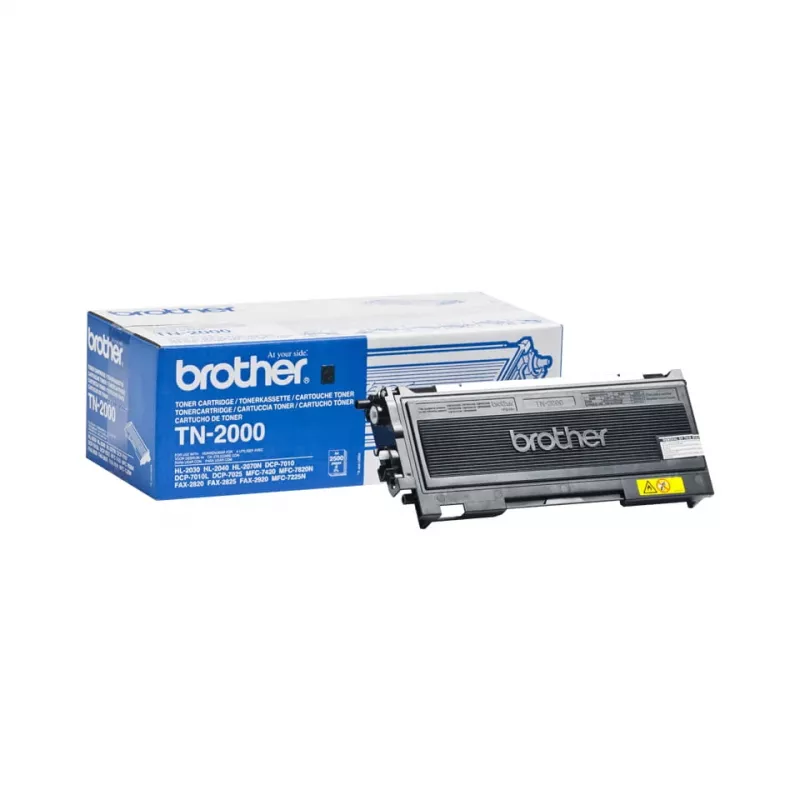 Toner Brother TN-2000 2500 lapapses melns