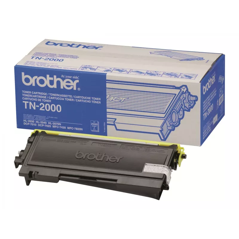 Toner Brother TN-2000 2500 lapapses melns