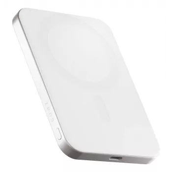 ZENS Pro 1 plāns 5000 mAh bezvadu uzlāde balta