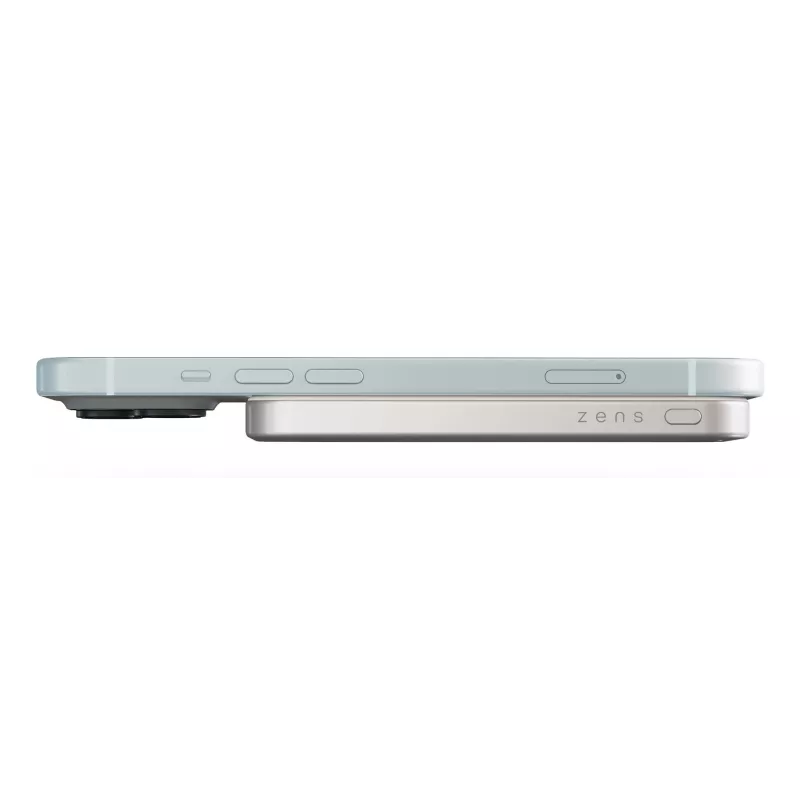 ZENS Pro 1 plāns 5000 mAh bezvadu uzlāde balta