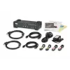 ATEN 2-Port USB 3.1 Gen 1 4K DisplayPort 1.2 KVMP™ slēdzis ar audio (iekļauti KVM kabeļi)