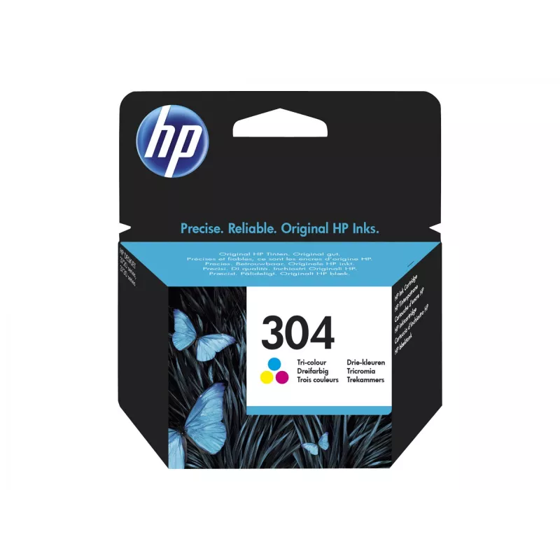 HP 304 trīskrāsu tintes kasetne