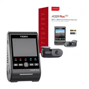 Videoreģistrators VIOFO A229 PLUS 2CH 2K + 2K WiFi GPS A229 PLUS 2CH-G