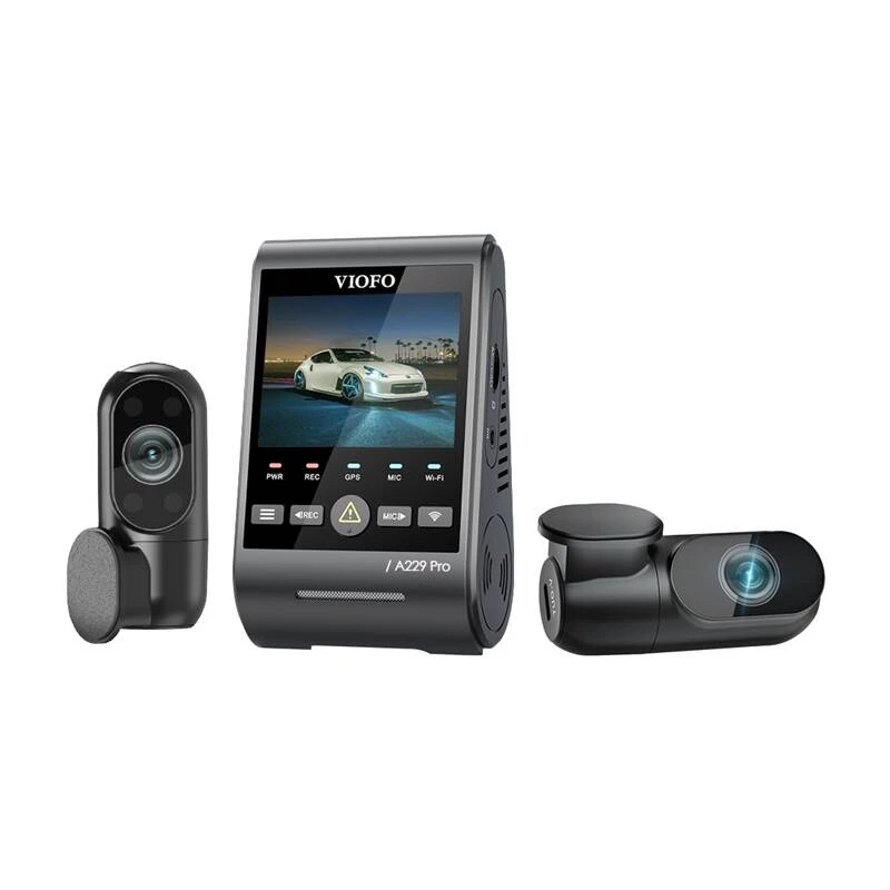 Video reģistrators VIOFO A229 PRO 3CH 4K + 2K + 1080P WiFi GPS