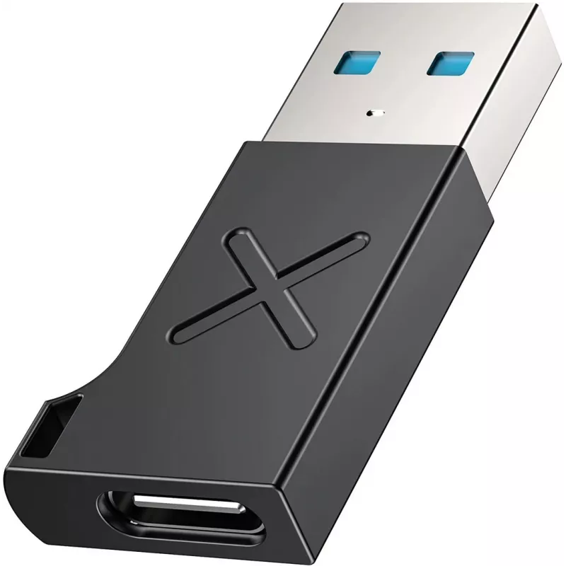 Unitek USB-C uz USB-A adapteris A1049ABK01 — melns, USB-C (sieviešu) uz USB-A (vīriešu) kompakts adapteris