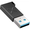 Unitek USB-C uz USB-A adapteris A1049ABK01 — melns, USB-C (sieviešu) uz USB-A (vīriešu) kompakts adapteris