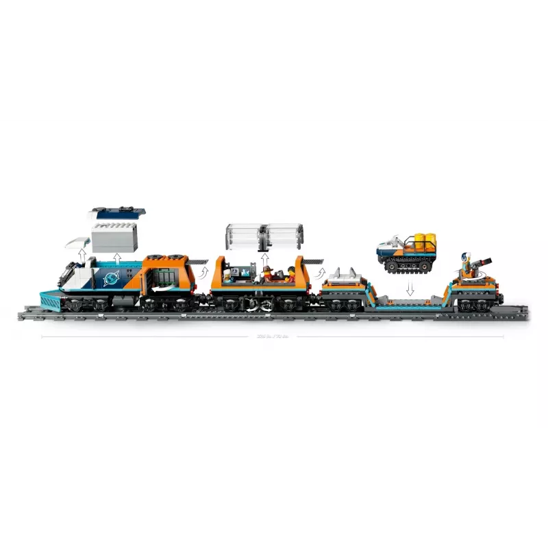 LEGO CITY 60470 Explorers Arctic Polārā Ekspreša vilciens