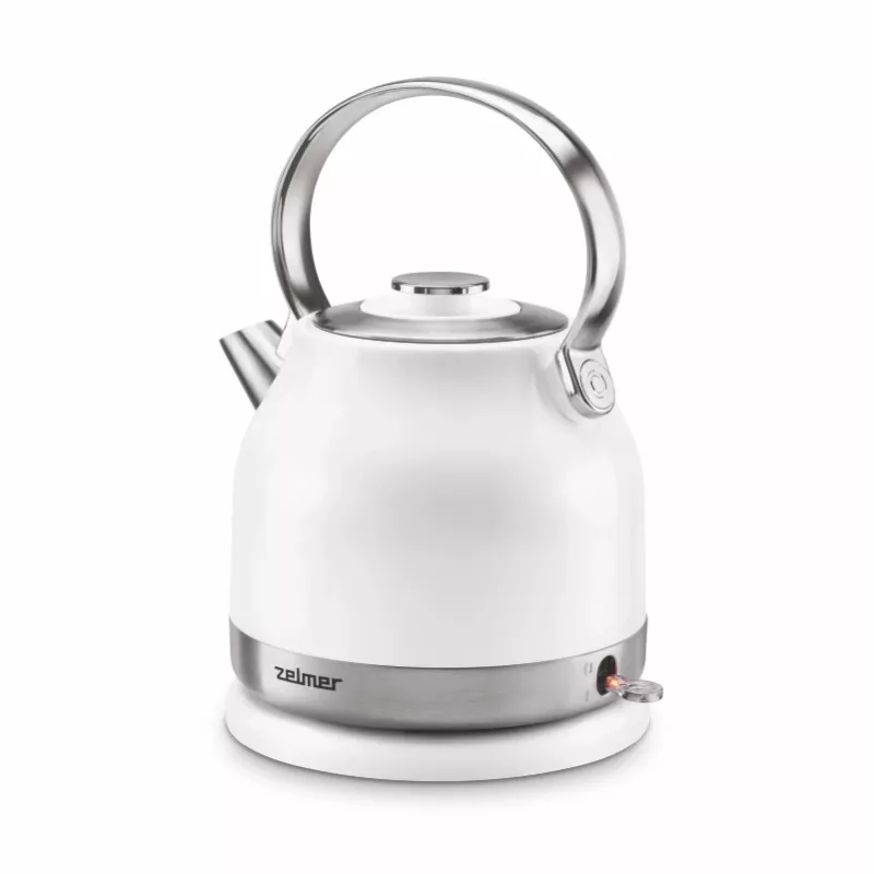 Zelmer ZCK7940 elektriskā tējkanna 1,5 L 2200 W Nerūsējošais tērauds, Balta