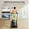 Urevo skrejceļš ar iebūvētu darba un vingrošanas galdu Foldi 3S Maksimālais lietotāja svars 120 kg Minimālais ātrums 1 km/h Maksimālais ātrums 12 km/h