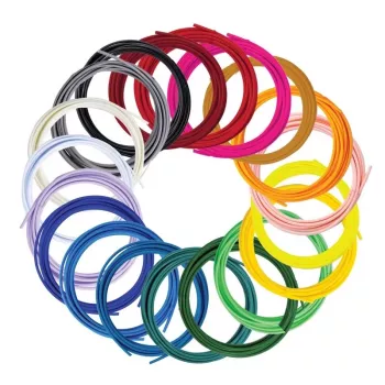 3Doodler Filament FLOW 20 PLA 20 krāsu uzpildes komplekts, polipienskābe (PLA), melns, zils, tumši zaļš, tumši rozā, zelta, zaļš, ceriņkrāsa, tumši zils, oranžs, rozā, caurspīdīgs, balts, dzeltens