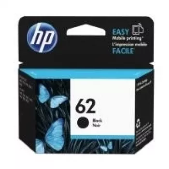 HP 62 melna tintes kartridža blisteris