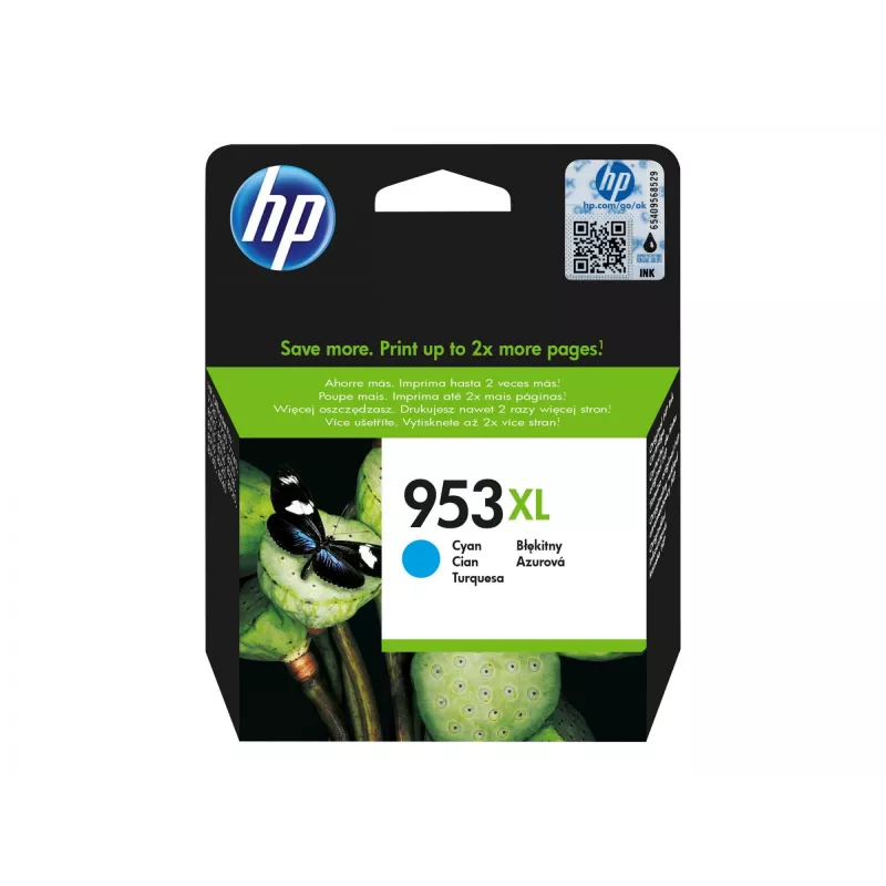 Tintes kasetne HP 953XL F6U16AE ciāna
