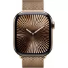 APPLE Watch Series 10 GPS + Cellular 42 mm zelta titāna korpuss ar zelta Milanese Loop