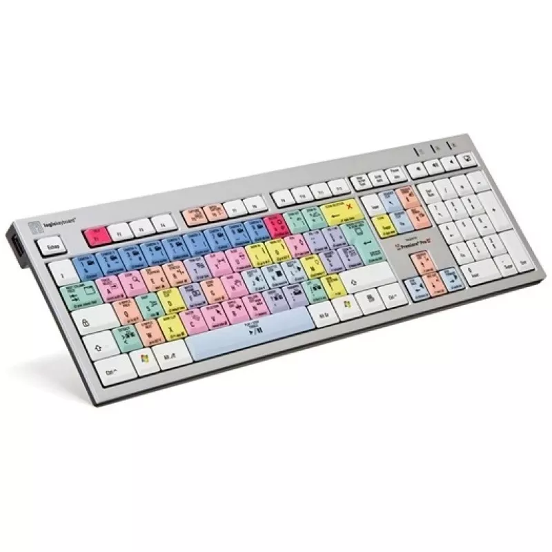tastatūra Logickeyboard LKB-PPROCC-AJPU-FR Office USB AZERTY Daudzkrāsu