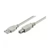 Logilink USB 2.0 savienojuma kabelis USB-A–USB-B, USB A vīriskais, USB B vīriskais