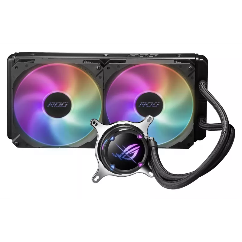 ASUS ROG STRIX LC II 280 ARGB Procesora universālais šķidruma dzesētājs 14 cm Melns 1 gab.