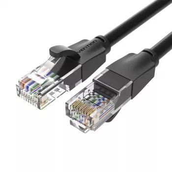 UTP CAT6 Vention tīkla kabelis IBEBN RJ45 Ethernet 1000Mbps 15m (melns)