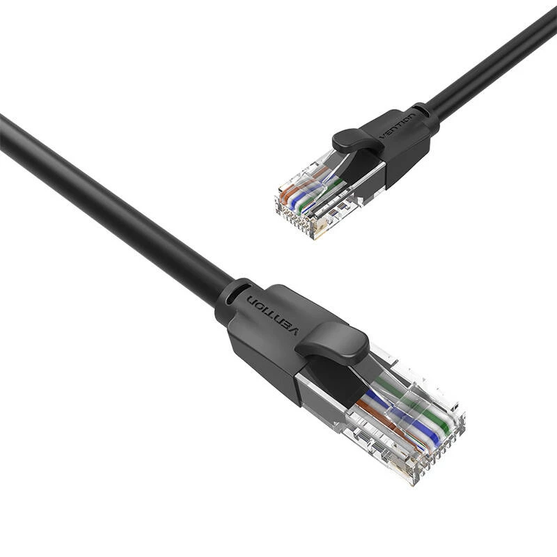 UTP CAT6 Vention tīkla kabelis IBEBN RJ45 Ethernet 1000Mbps 15m (melns)