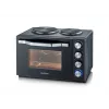 Severin TO 2073 XXL tostera krāsns 60 L 2200 W melna ar grilu