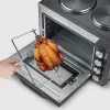 Severin TO 2073 XXL tostera krāsns 60 L 2200 W melna ar grilu