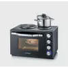 Severin TO 2073 XXL tostera krāsns 60 L 2200 W melna ar grilu