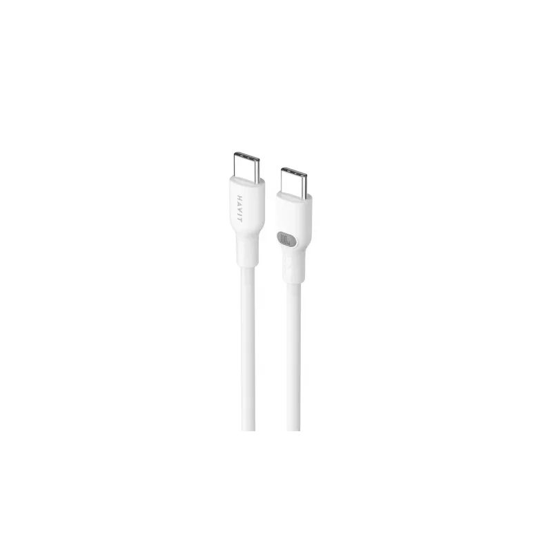 USB Type-C uz USB Type-C kabelis Havit CB6280 1m balts