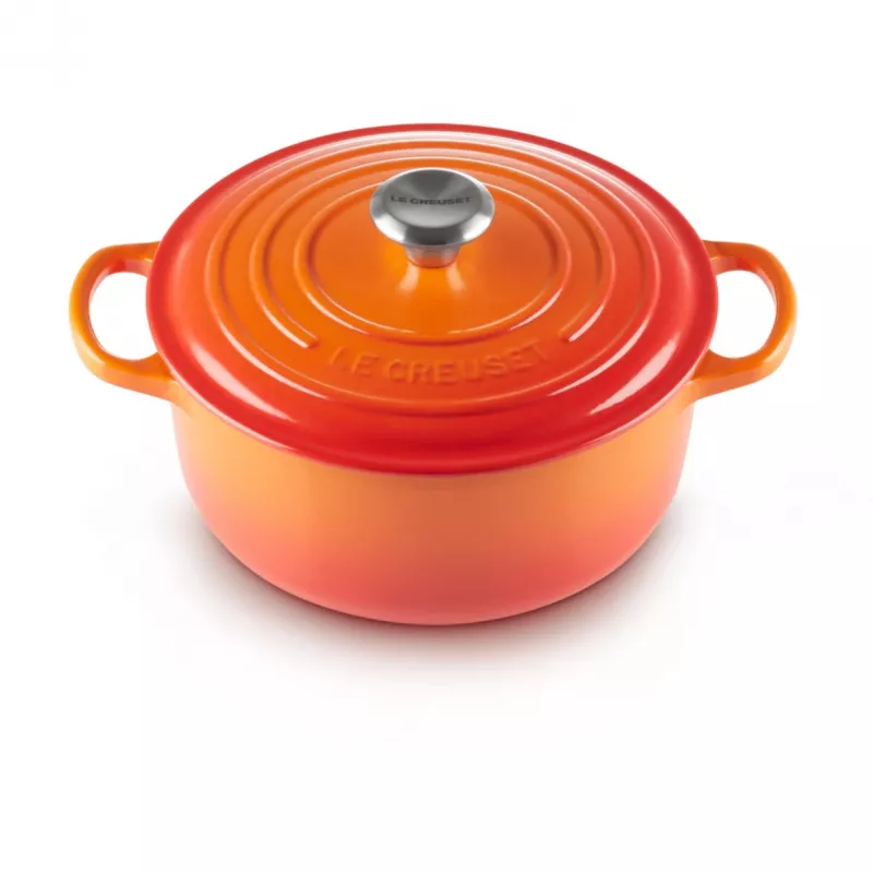 Le Creuset Signature cepešpanna 22cm sarkana